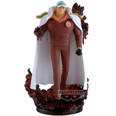 Banpresto Figura de Accion Sakazuki One Piece The Shukko Logia Special Edition 19cm BP29924P Multicolor Figura Coleccionable Ideal para los fanáticos del Anime Banpresto Figura de Accion Sakazuki One Piece The Shukko Logia Special Edition 19cm BP29924P Multicolor Figura Coleccionable Ideal para los fanáticos del Anime
