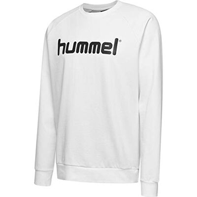 hummel HMLGO Cotton Logo Sweatshirt Color: White_Talla: 3XL hummel HMLGO Cotton Logo Sweatshirt Color: White_Talla: 3XL