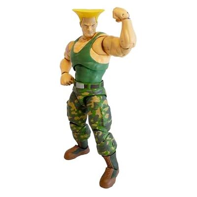 Jada -Figura de acción del Personaje Street Fighter II Guile: Atuendo del ejército, los Tatuajes, Las chapas identificativas y su característico peindado. Videojuegos Street Fighter. () Jada -Figura de acción del Personaje Street Fighter II Guile: Atuendo del ejército, los Tatuajes, Las chapas identificativas y su característico peindado. Videojuegos Street Fighter. ()