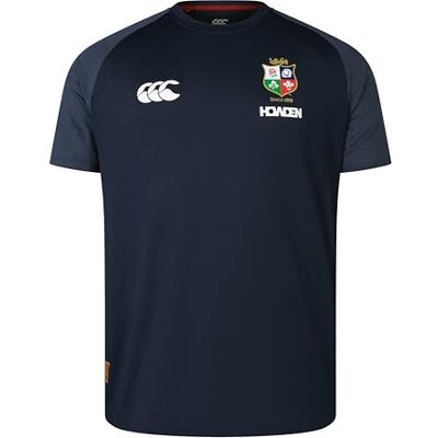 Canterbury Camiseta para Hombre British and Irish Lions Everest, Color Zafiro Oscuro, Talla XS Canterbury Camiseta para Hombre British and Irish Lions Everest, Color Zafiro Oscuro, Talla XS
