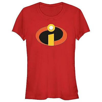 Disney Women's The Incredibles Logo Graphic T-Shirt, Red, 2XL, Rojo, XXL Disney Women's The Incredibles Logo Graphic T-Shirt, Red, 2XL, Rojo, XXL