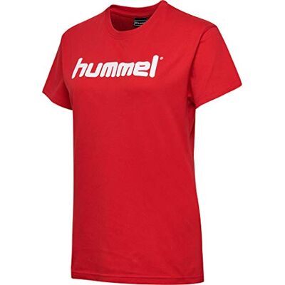 hummel HMLGO Cotton Logo T-Shirt Woman S/S Color: True Red_Talla: S hummel HMLGO Cotton Logo T-Shirt Woman S/S Color: True Red_Talla: S