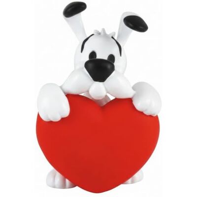 Plastoy Astérix Figura Idéfix corazón rojo PVC 6 cm Plastoy Astérix Figura Idéfix corazón rojo PVC 6 cm