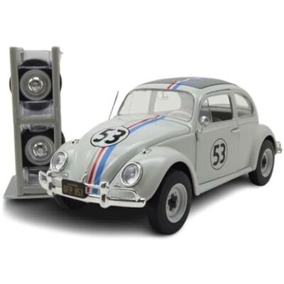 Jada Toys Disney Herbie The Love Bug (19 cm) – Volkswagen Beetle – Modelo de Coche de Metal con Piezas para Abrir, para coleccionistas y Fans a Partir de 8 años Jada Toys Disney Herbie The Love Bug (19 cm) – Volkswagen Beetle – Modelo de Coche de Metal con Piezas para Abrir, para coleccionistas y Fans a Partir de 8 años