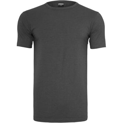 Urban Classics Fitted Stretch tee Camiseta, Gris (Charcoal 91), M para Hombre Urban Classics Fitted Stretch tee Camiseta, Gris (Charcoal 91), M para Hombre