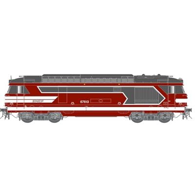 JOUEF SNCF Locomotora diésel, BB 67413 con decoración roja Capitole, EP. Vi, con decodificador de Sonido DCC Packs de Trenes diésel y eléctricos JOUEF SNCF Locomotora diésel, BB 67413 con decoración roja Capitole, EP. Vi, con decodificador de Sonido DCC Packs de Trenes diésel y eléctricos