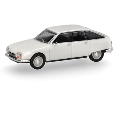 Herpa Miniatura del Coche Citroën GS, Blanco Nieve, Escala 1/87, maqueta de colección, modelismo, Modelo alemán, Figura plástico Herpa Miniatura del Coche Citroën GS, Blanco Nieve, Escala 1/87, maqueta de colección, modelismo, Modelo alemán, Figura plástico