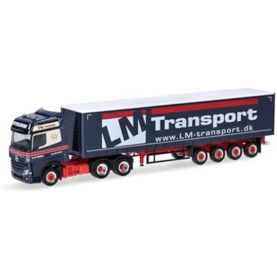 Herpa Miniatura del camión Mercedes-Benz Actros Bigspace tractora semirremolque de Lonas, Escala 1/87, maqueta de colleción, modelismo, Modelo aleman, Figura plástico Herpa Miniatura del camión Mercedes-Benz Actros Bigspace tractora semirremolque de Lonas, Escala 1/87, maqueta de colleción, modelismo, Modelo aleman, Figura plástico