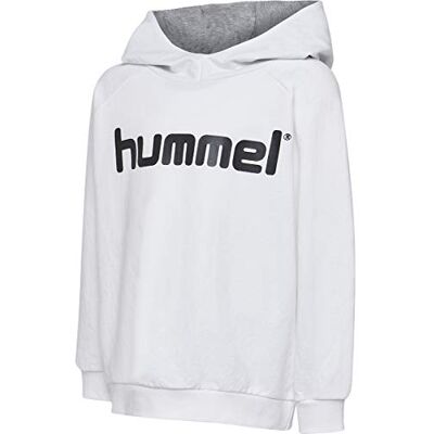 hummel HMLGO Kids Cotton Logo Hoodie Color: White_Talla: 164 hummel HMLGO Kids Cotton Logo Hoodie Color: White_Talla: 164