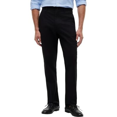 Tommy Hilfiger Chino para Hombre, Negro (Negro), 28W x 30L Tommy Hilfiger Chino para Hombre, Negro (Negro), 28W x 30L