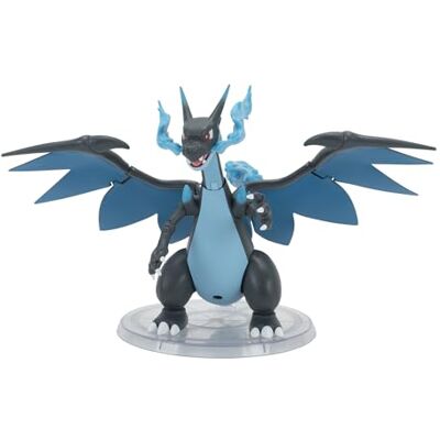 Pokémon Figura Mega Charizard X de 15 cm de Gran articulación 15 Puntos de articulación Pokémon Figura Mega Charizard X de 15 cm de Gran articulación 15 Puntos de articulación