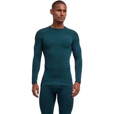 FALKE Hombre Camiseta de Manga Larga Maximum Warm Holly (7385), XXL FALKE Hombre Camiseta de Manga Larga Maximum Warm Holly (7385), XXL