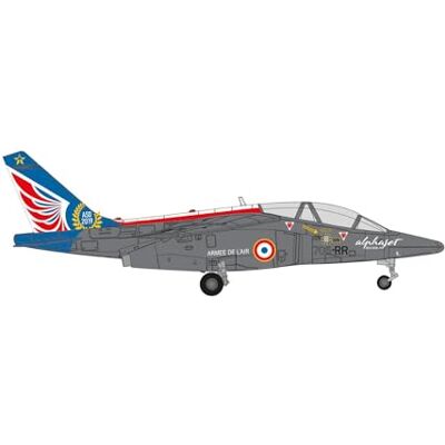 Herpa Miniatura del avión French Air Force Alpha Jet E – 705-RR, Escala 1/72, Modelo prefabricado, maqueta de colleción, modelismo, Avion con Soporte, Figura Metal Herpa Miniatura del avión French Air Force Alpha Jet E – 705-RR, Escala 1/72, Modelo prefabricado, maqueta de colleción, modelismo, Avion con Soporte, Figura Metal