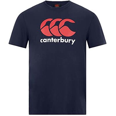 Canterbury Camiseta con Logotipo CCC para niño, Ajuste Regular cómodo, Camiseta de Mezcla de algodón Canterbury Camiseta con Logotipo CCC para niño, Ajuste Regular cómodo, Camiseta de Mezcla de algodón