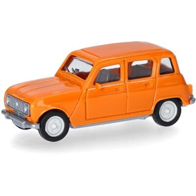 Herpa Miniatura del Coche Renault R4, Escala 1/87, maqueta de colección, modelismo, Modelo alemán, Figura plástico, Naranja andalou Herpa Miniatura del Coche Renault R4, Escala 1/87, maqueta de colección, modelismo, Modelo alemán, Figura plástico, Naranja andalou
