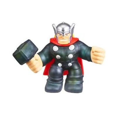 BANDAI Heroes of Goo JIT Zu Marvel Figura de Acción Thor, el Dios del Trueno con Martillo Mjolnir, Fuerza elástica ¡Apriétalo y desata su Poder asgardiano! BANDAI Heroes of Goo JIT Zu Marvel Figura de Acción Thor, el Dios del Trueno con Martillo Mjolnir, Fuerza elástica ¡Apriétalo y desata su Poder asgardiano!