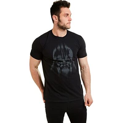 Star Wars Camiseta Vader Lines para Hombre, Negra, L, Reino Unido Star Wars Camiseta Vader Lines para Hombre, Negra, L, Reino Unido