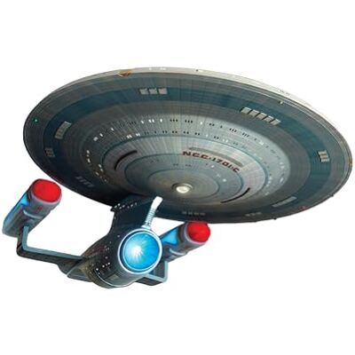 AMT 1332M/12 1:1400 Star Trek USS Enterprise NCC 1701 C Kit de maqueta, multicolor AMT 1332M/12 1:1400 Star Trek USS Enterprise NCC 1701 C Kit de maqueta, multicolor