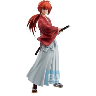 ICHIBANSHO FIGURE Banpresto Ichibansho Figura de Acción Kenshin Himura Rurouni Kenshin, 24 cm, Multicolor. Estatua Coleccionable Detallada, Regalo óptimo para los Fans del Anime. ICHIBANSHO FIGURE Banpresto Ichibansho Figura de Acción Kenshin Himura Rurouni Kenshin, 24 cm, Multicolor. Estatua Coleccionable Detallada, Regalo óptimo para los Fans del Anime.