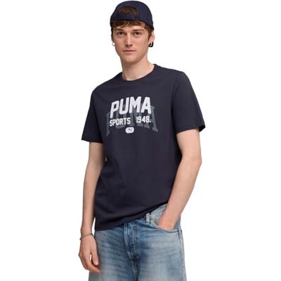 PUMA Camiseta Unisex con gráficos universitarios (Paquete de 1) PUMA Camiseta Unisex con gráficos universitarios (Paquete de 1)