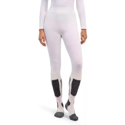 FALKE Maximum Warm 3/4 W Ti hilo funcional secado rápido 1 pieza, Capa de base inferior Mujer, Blanco White 2860, S FALKE Maximum Warm 3/4 W Ti hilo funcional secado rápido 1 pieza, Capa de base inferior Mujer, Blanco White 2860, S