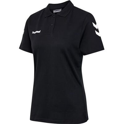 hummel HMLGO Cotton Polo Woman Color: Black_Talla: L hummel HMLGO Cotton Polo Woman Color: Black_Talla: L