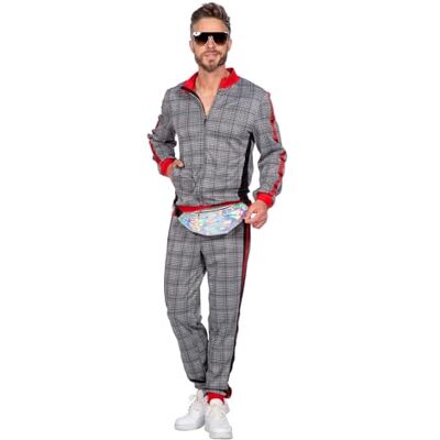 Metamorph S Traje de entrenamiento a cuadros gris Metamorph S Traje de entrenamiento a cuadros gris
