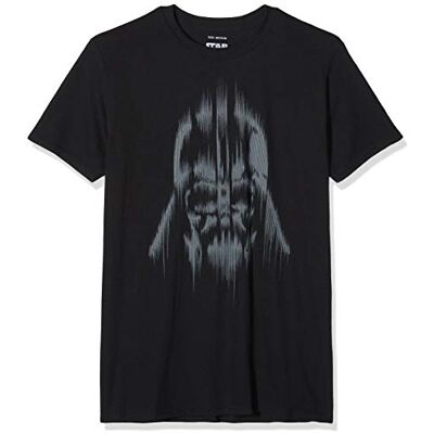 Star Wars Camiseta Vader Lines para Hombre, Negra, Talla S UK Star Wars Camiseta Vader Lines para Hombre, Negra, Talla S UK