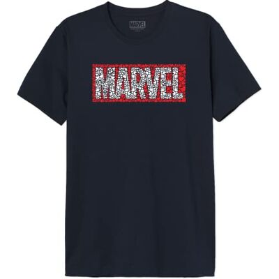 Marvel Camiseta para Hombre, Azul Marino, XS Marvel Camiseta para Hombre, Azul Marino, XS