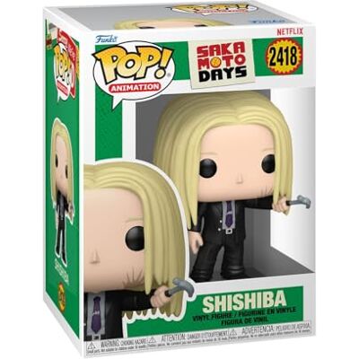 Funko Pop! Animation: Sakamoto Days Shishiba Figura de Vinilo Coleccionable Idea de Regalo Mercancía Oficial Juguetes para niños y Adultos Figura Modelo para coleccionistas y exhibición Funko Pop! Animation: Sakamoto Days Shishiba Figura de Vinilo Coleccionable Idea de Regalo Mercancía Oficial Juguetes para niños y Adultos Figura Modelo para coleccionistas y exhibición