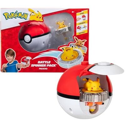 Pokémon Battle Spinner Single-Pack Pikachu #1 & Poké Ball Pokémon Battle Spinner Single-Pack Pikachu #1 & Poké Ball