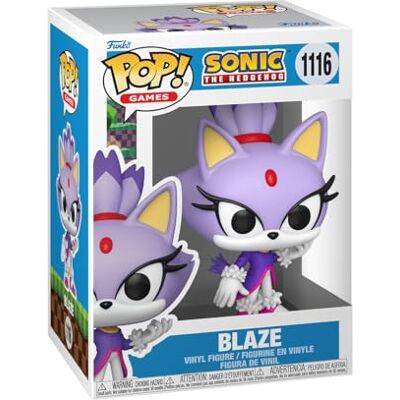 Funko Pop! Games: Sonic Blaze The Cat Sonic The Hedgehog Figura de Vinilo Coleccionable Idea de Regalo Mercancia Oficial Juguetes para Niños y Adultos Video Games Fans Funko Pop! Games: Sonic Blaze The Cat Sonic The Hedgehog Figura de Vinilo Coleccionable Idea de Regalo Mercancia Oficial Juguetes para Niños y Adultos Video Games Fans