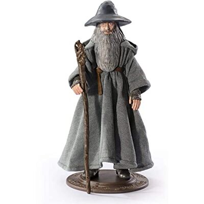 BendyFigs Lord of The Rings Figura El Señor de los Anillos Gandalf, Color Mehrfarbig (Noble Collection 849421006839) BendyFigs Lord of The Rings Figura El Señor de los Anillos Gandalf, Color Mehrfarbig (Noble Collection 849421006839)