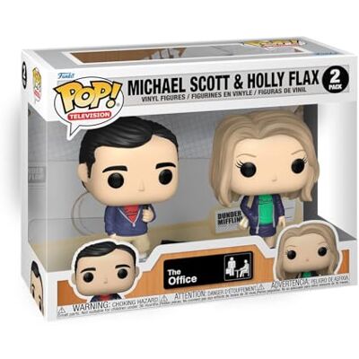 Funko Pop! Television: The Office S9 Michael Scott & Holly (2PK)- Figura de Vinilo Coleccionable Idea de Regalo Mercancia Oficial Juguetes para Niños y Adultos TV Fans Funko Pop! Television: The Office S9 Michael Scott & Holly (2PK)- Figura de Vinilo Coleccionable Idea de Regalo Mercancia Oficial Juguetes para Niños y Adultos TV Fans