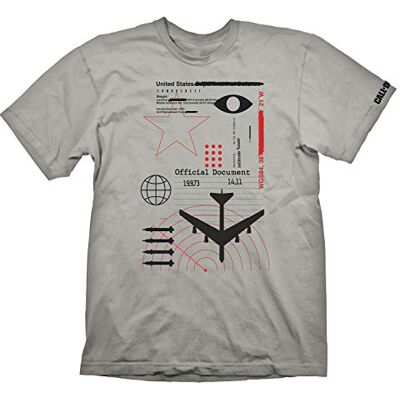 Gaya Entertainment Call of Duty: Cold War Camiseta "Radar" Light Gris XL Gaya Entertainment Call of Duty: Cold War Camiseta "Radar" Light Gris XL