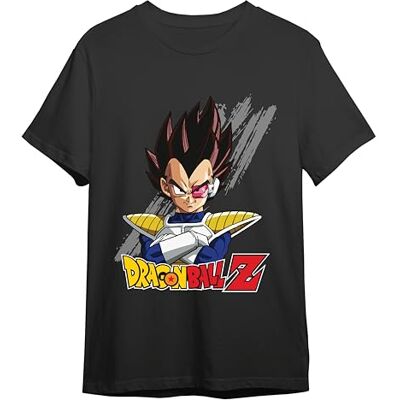Comic Studio Dragon Ball Z Camiseta Artículo Licenciado Oficial Vegeta Negro XXL Comic Studio Dragon Ball Z Camiseta Artículo Licenciado Oficial Vegeta Negro XXL
