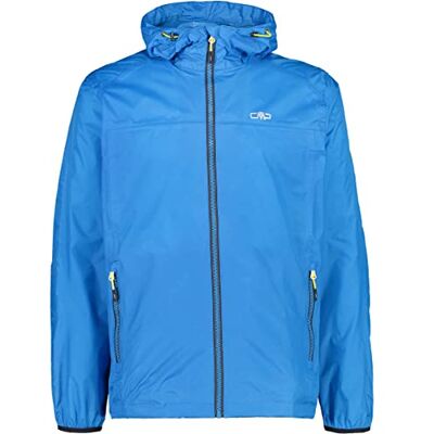 CMP Chubasquero de poliéster ripstop para hombre, Cyano, XL CMP Chubasquero de poliéster ripstop para hombre, Cyano, XL