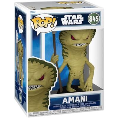 Funko Pop! Star Wars: The Mandalorian and Grogu Amani Figura de Vinilo Coleccionable Idea de Regalo Mercancía Oficial Juguetes para niños y Adultos Figura Modelo para coleccionistas Funko Pop! Star Wars: The Mandalorian and Grogu Amani Figura de Vinilo Coleccionable Idea de Regalo Mercancía Oficial Juguetes para niños y Adultos Figura Modelo para coleccionistas