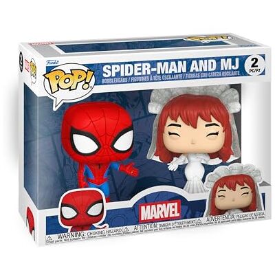 Funko Pop! Marvel: Superhero Couples Spider-Man & MJ 2 Pack Marvel Comics Figura de Vinilo Coleccionable Idea de Regalo Mercancia Oficial Superheroes Fans Funko Pop! Marvel: Superhero Couples Spider-Man & MJ 2 Pack Marvel Comics Figura de Vinilo Coleccionable Idea de Regalo Mercancia Oficial Superheroes Fans