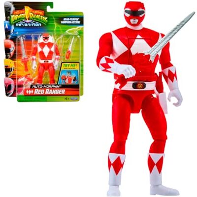 Bizak Power Rangers Figura Auto-Morphin Rojo Bizak Power Rangers Figura Auto-Morphin Rojo