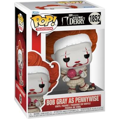 Funko Pop! Television: IT Welcome to Derry Bob Gray as Pennywise Figura de Vinilo Coleccionable Idea de Regalo Mercancía Oficial Juguetes para niños y Adultos Funko Pop! Television: IT Welcome to Derry Bob Gray as Pennywise Figura de Vinilo Coleccionable Idea de Regalo Mercancía Oficial Juguetes para niños y Adultos