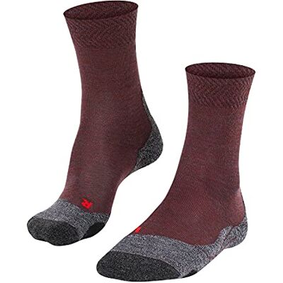 FALKE TK2 Explore Melange Mujer Calcetines Trekking winetasting (8546), 39-40 FALKE TK2 Explore Melange Mujer Calcetines Trekking winetasting (8546), 39-40