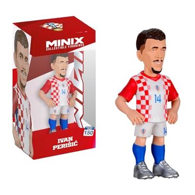 MINIX Estrellas de fútbol Campeonato Mundial #150 Croacia Perišić Figura Coleccionable de 12 cm MINIX Estrellas de fútbol Campeonato Mundial #150 Croacia Perišić Figura Coleccionable de 12 cm