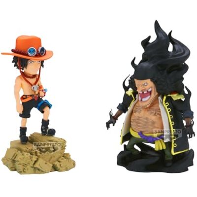 Banpresto Figura de Accion Coleccionable Portgas D. Ace Vs Marshall D. Teach One Piece World Collectable Log Stories 8 cm, BP29382P, Multicolor, Optima para los Fanáticos del Anime Banpresto Figura de Accion Coleccionable Portgas D. Ace Vs Marshall D. Teach One Piece World Collectable Log Stories 8 cm, BP29382P, Multicolor, Optima para los Fanáticos del Anime