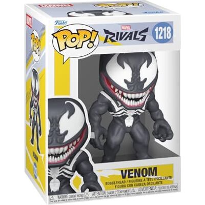 Funko Pop! Games: Marvel Rivals Venom 1 in 6 Chance of Receiving The Rare Chase Variant (Blue Venom) Styles May Vary Figura de Vinilo Coleccionable Idea de Regalo Mercancía Oficial Funko Pop! Games: Marvel Rivals Venom 1 in 6 Chance of Receiving The Rare Chase Variant (Blue Venom) Styles May Vary Figura de Vinilo Coleccionable Idea de Regalo Mercancía Oficial