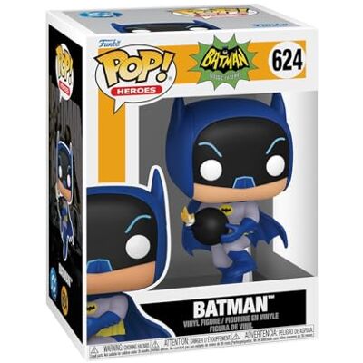 Funko Pop! Heroes: Batman 1966 Batman with Bomb Figura de Vinilo Coleccionable Idea de Regalo Mercancía Oficial Juguetes para niños y Adultos Figura Modelo para coleccionistas Funko Pop! Heroes: Batman 1966 Batman with Bomb Figura de Vinilo Coleccionable Idea de Regalo Mercancía Oficial Juguetes para niños y Adultos Figura Modelo para coleccionistas