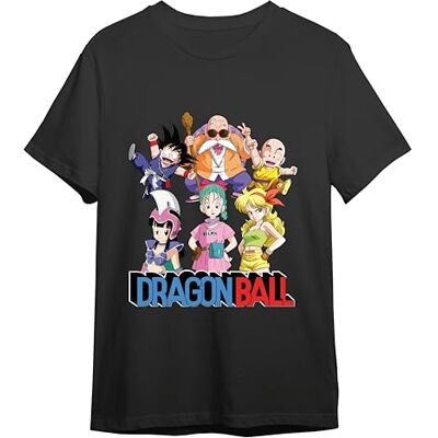 Comic Studio Dragon Ball Camiseta Goku Krillin Bulma Chichi Kamesennin Negro L Comic Studio Dragon Ball Camiseta Goku Krillin Bulma Chichi Kamesennin Negro L