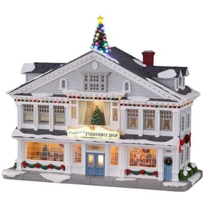 Lemax Norman Rockwell Lighted Buildings: Nejaime's Stockbridge Shop Lemax Norman Rockwell Lighted Buildings: Nejaime's Stockbridge Shop