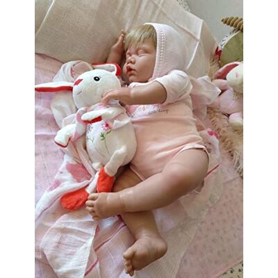 MIS MUÑECAS REBORNS Reborn dormida Nerea.Dulce Bebe DORMIDA,Muy Real,52 CM Y 2,3KG,Muy TIERNA AL TOMARLA EN Brazos,Vinilo DE Silicona,Hecha EN ESPAÑA,Vestida con Ropa DE UN Bebe Real. MIS MUÑECAS REBORNS Reborn dormida Nerea.Dulce Bebe DORMIDA,Muy Real,52 CM Y 2,3KG,Muy TIERNA AL TOMARLA EN Brazos,Vinilo DE Silicona,Hecha EN ESPAÑA,Vestida con Ropa DE UN Bebe Real.