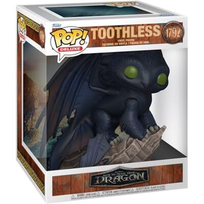Funko Pop! Deluxe: How to Train Your Dragon Live Action Toothless Figura de Vinilo Coleccionable Idea de Regalo Mercancía Oficial Juguetes para niños y Adultos Funko Pop! Deluxe: How to Train Your Dragon Live Action Toothless Figura de Vinilo Coleccionable Idea de Regalo Mercancía Oficial Juguetes para niños y Adultos